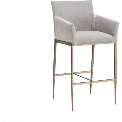 Gesa 43.5 inch Polo Club Stone Barstool
